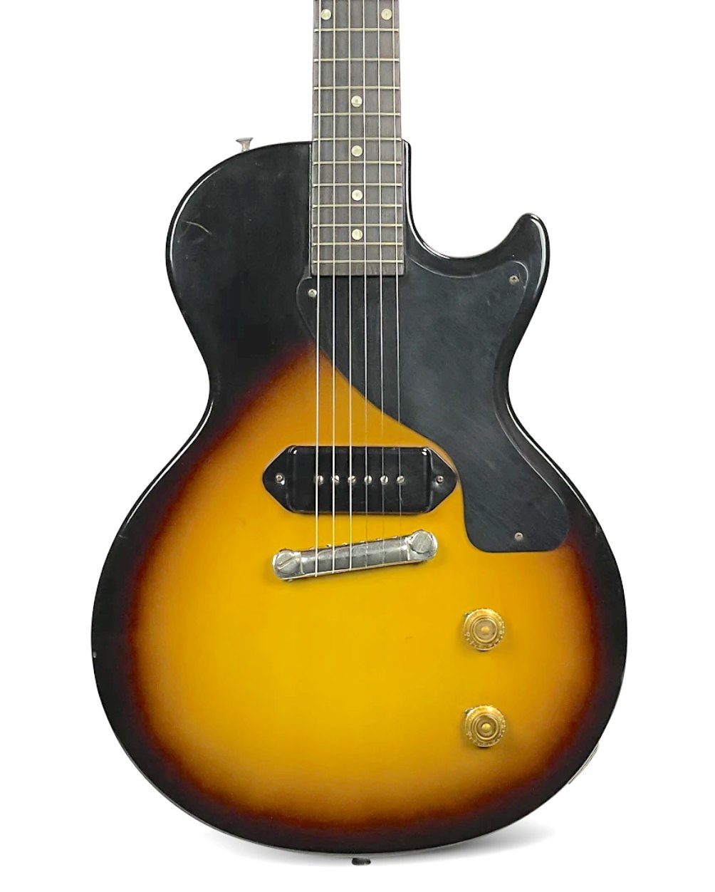 Restored 1958 Les Paul Junior double cut guitar from Matsumoku factory