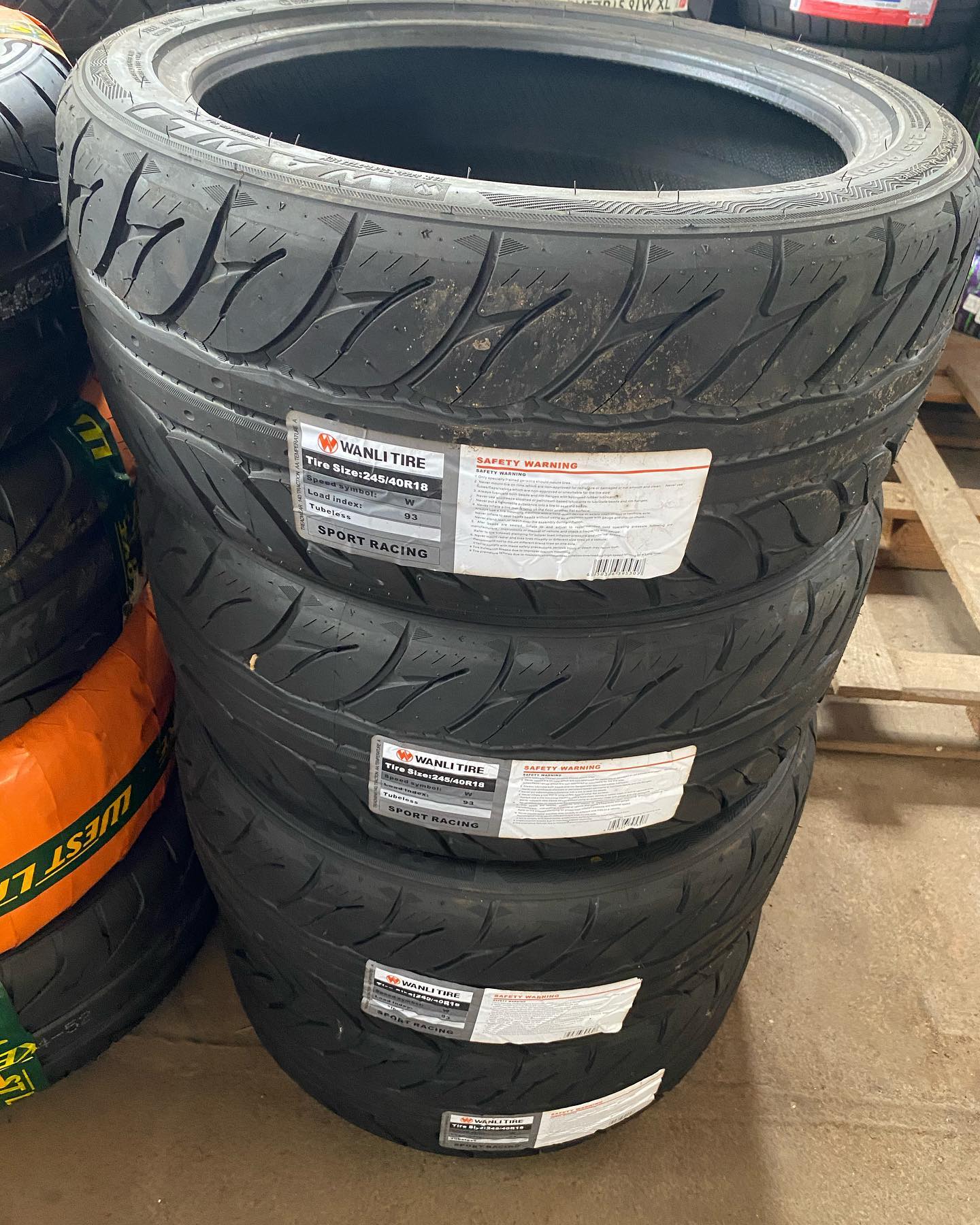 Wanli Sport Racing 245 40 18 Treadwear 140 One set available