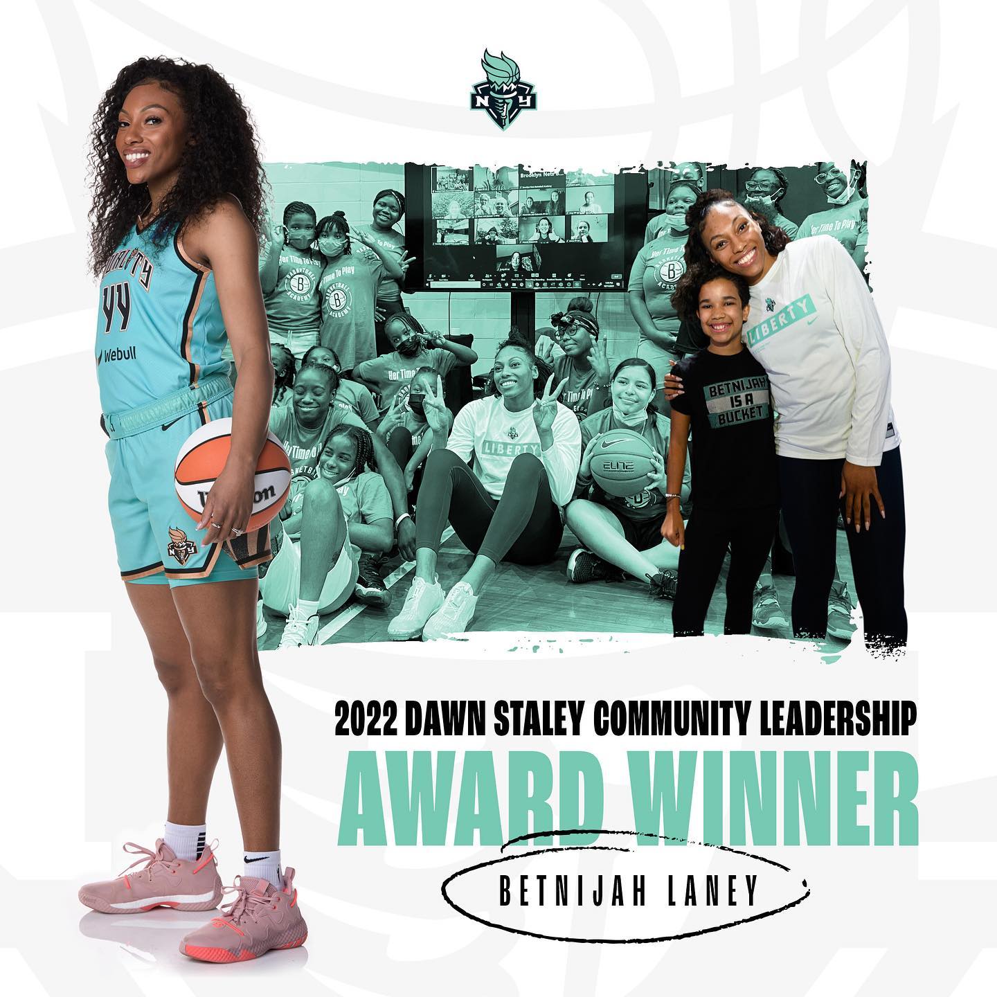 Congratulations, 👑🐝 on earning the... - New York Liberty | Facebook