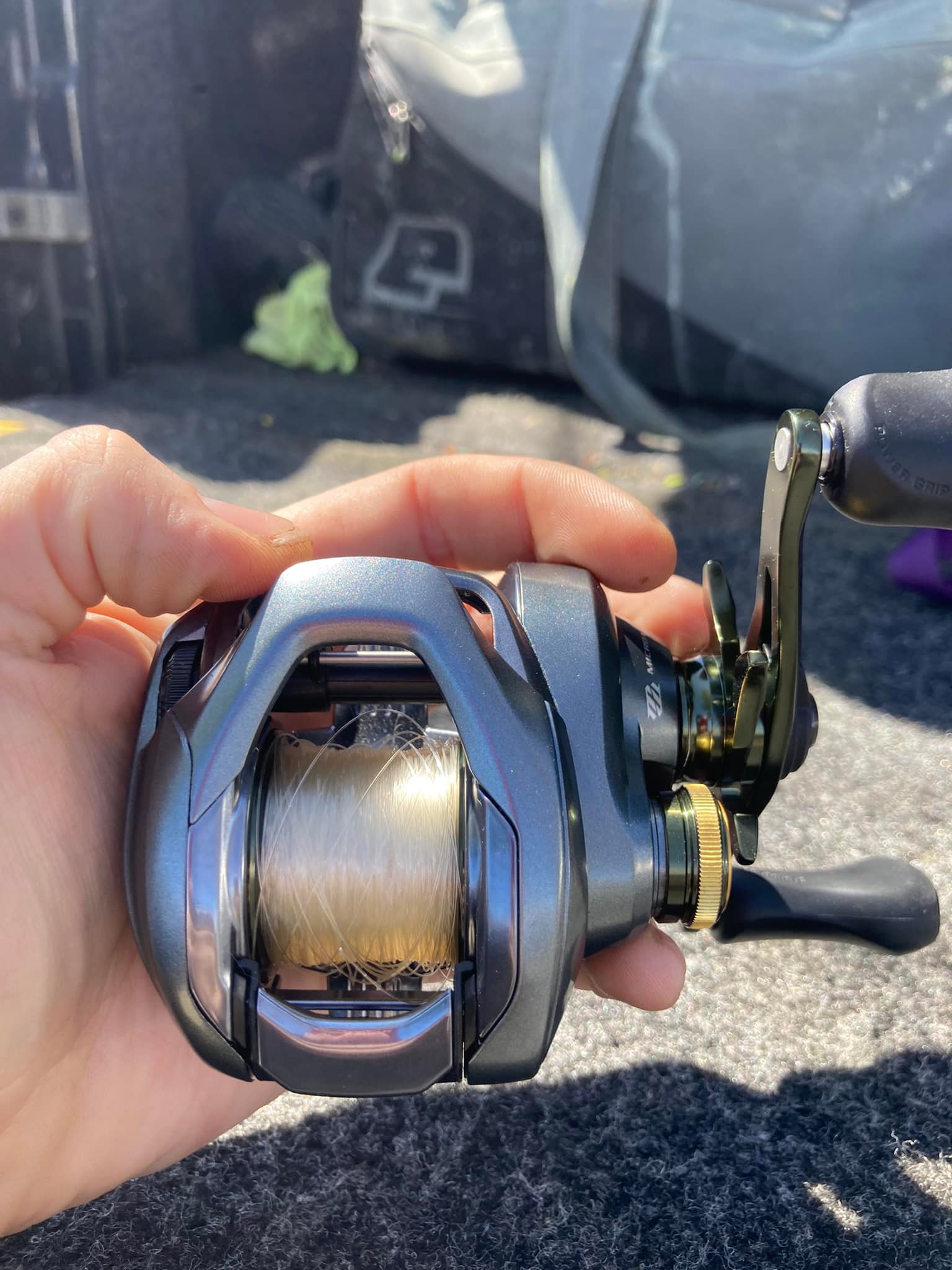 black fly reel with orange backing and green fly line Cheeky PreLoad 2.0 300 Standard Options:42
