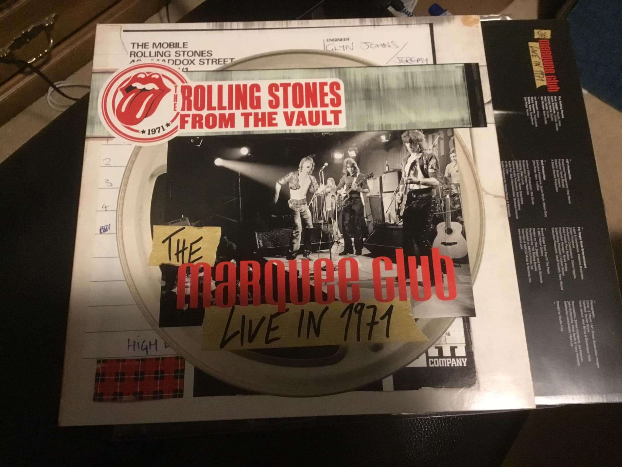 The Rolling Stones live at the Marquee Club in 1971