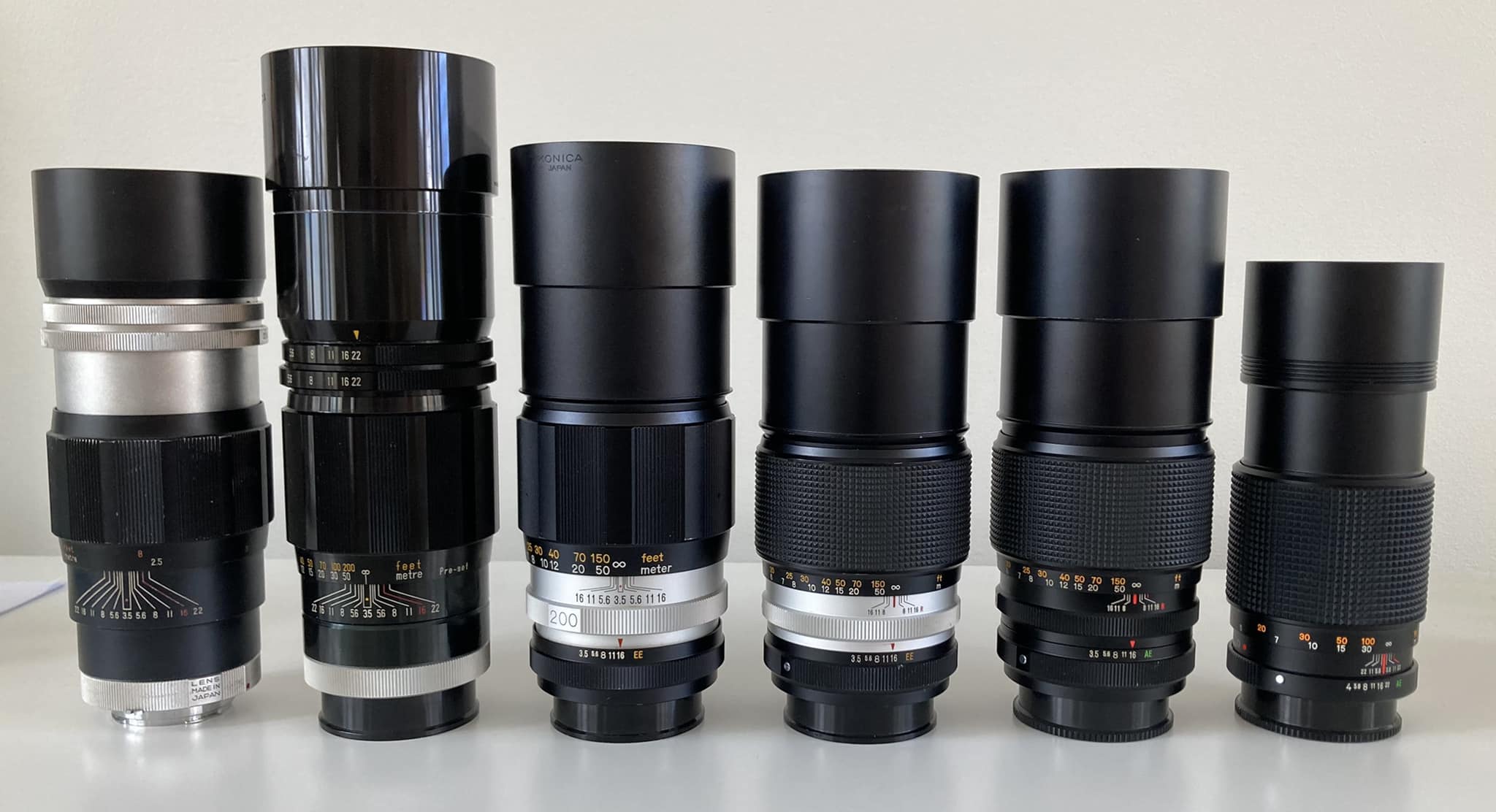What common focal lengths do people collect to complete a set?