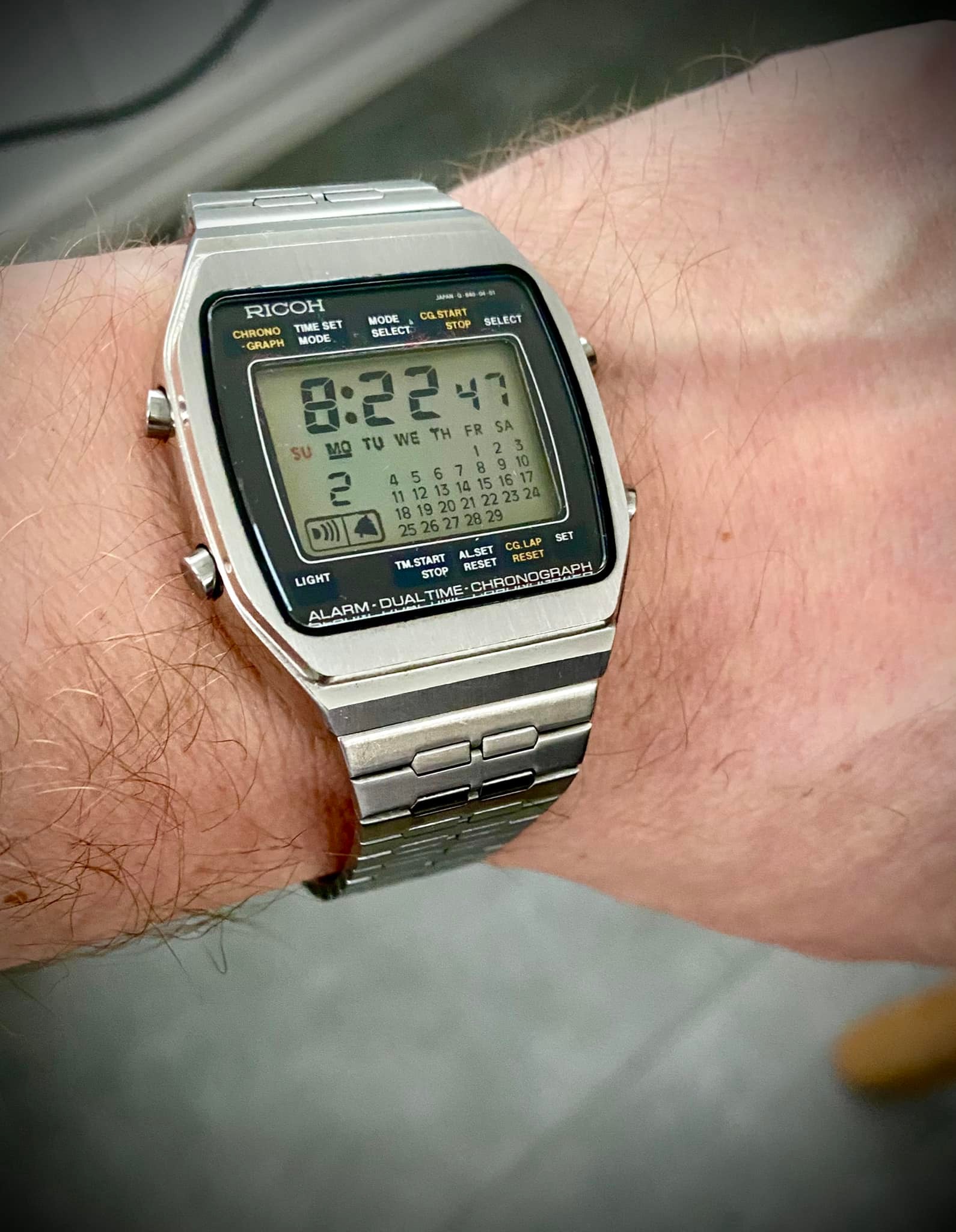 Vintage 1986 Casio SDB-300W digital watch