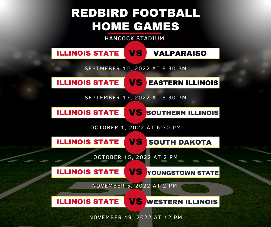 Illinois State University - Redbird football home games start this ...