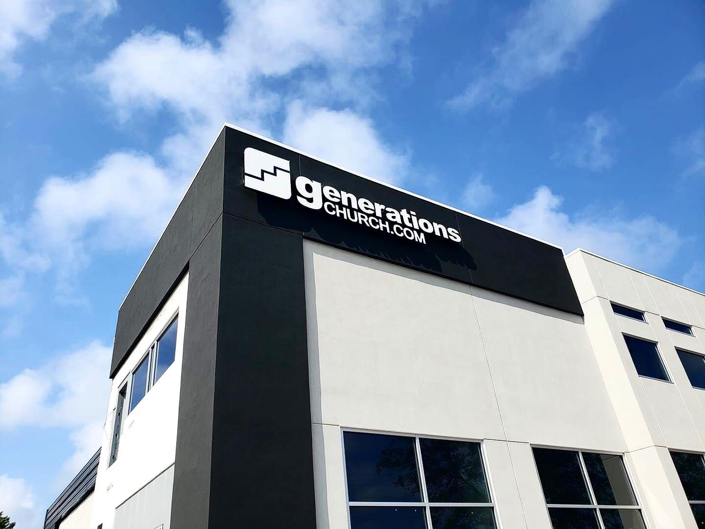 Generations Church - The new exterior sign is up @generationschurchnc # ...