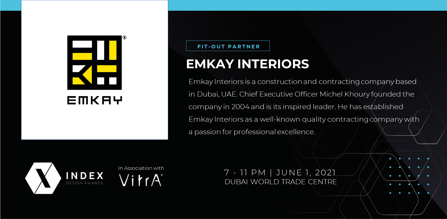 INDEX - ANNOUNCEMENT! EMKAY Interiors joins the INDEX...