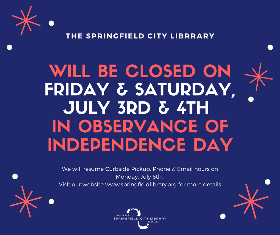 The Springfield City Library... - Springfield City Library | Facebook