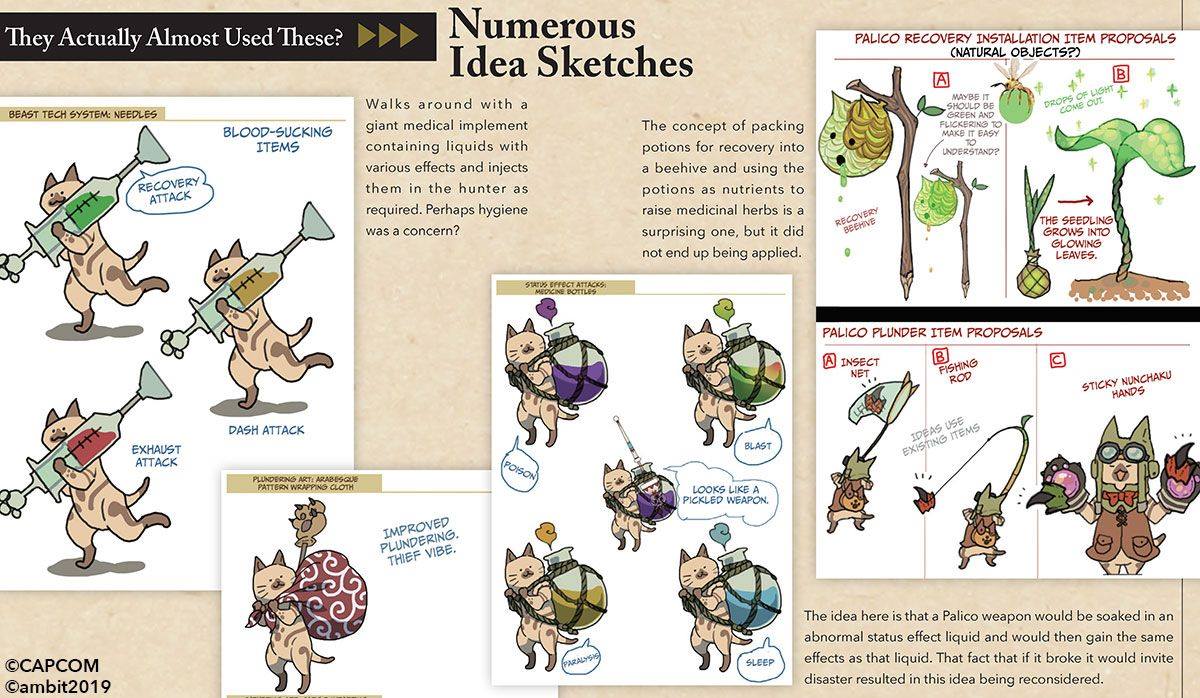 VIZ - Check out these paws-ible Palico equips from Monster Hunter 