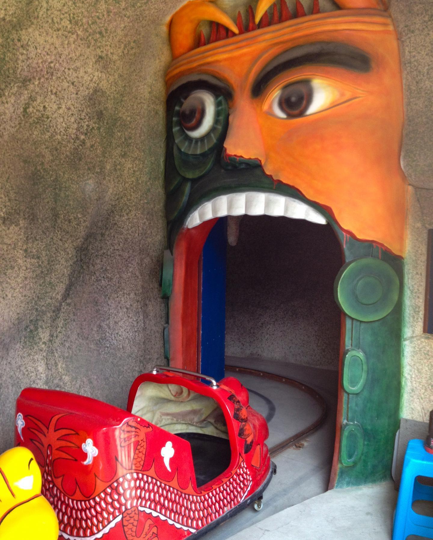 Theme - This dark ride existed at some weird park in China... I don’t ...