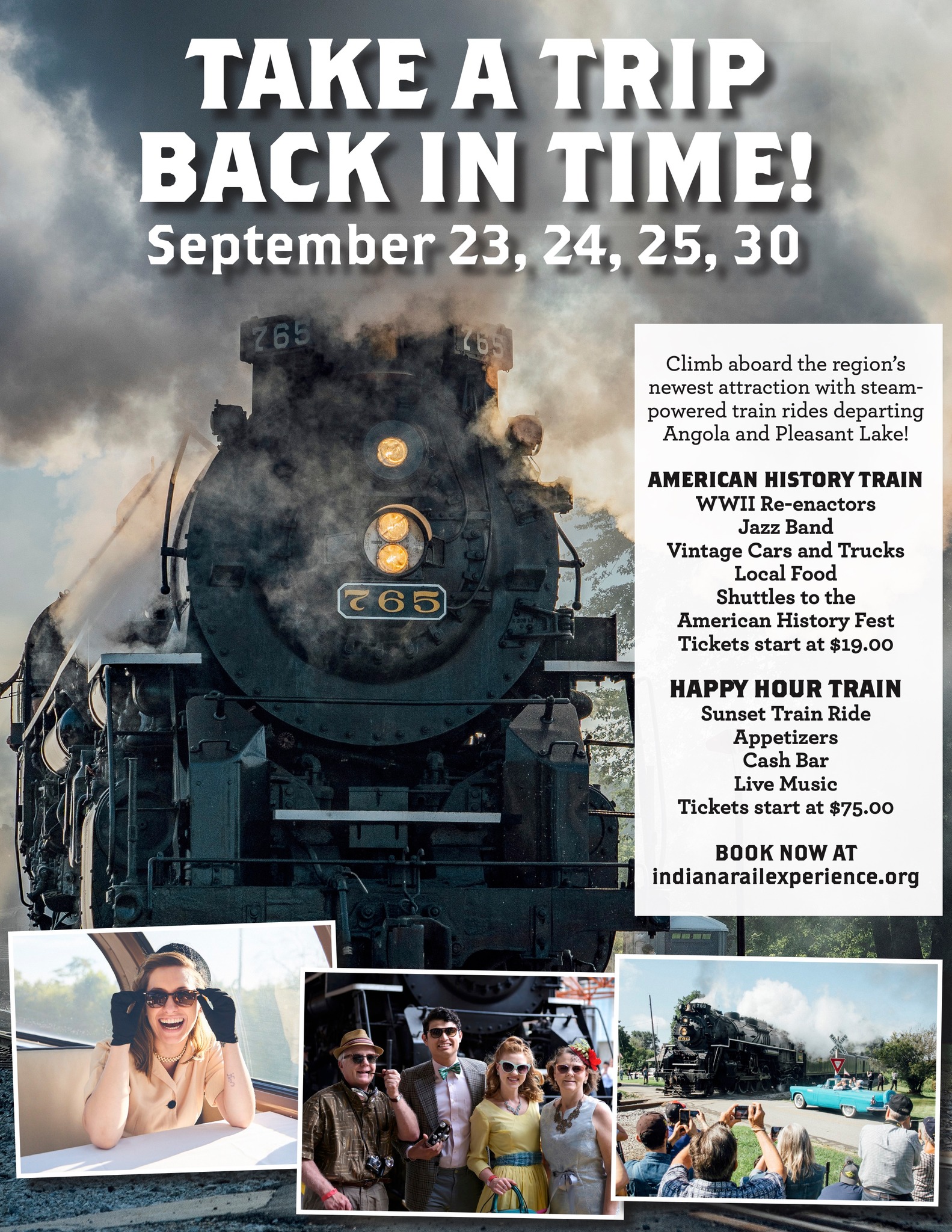 Fort Wayne Railroad Historical Society - It's a September of steam ...
