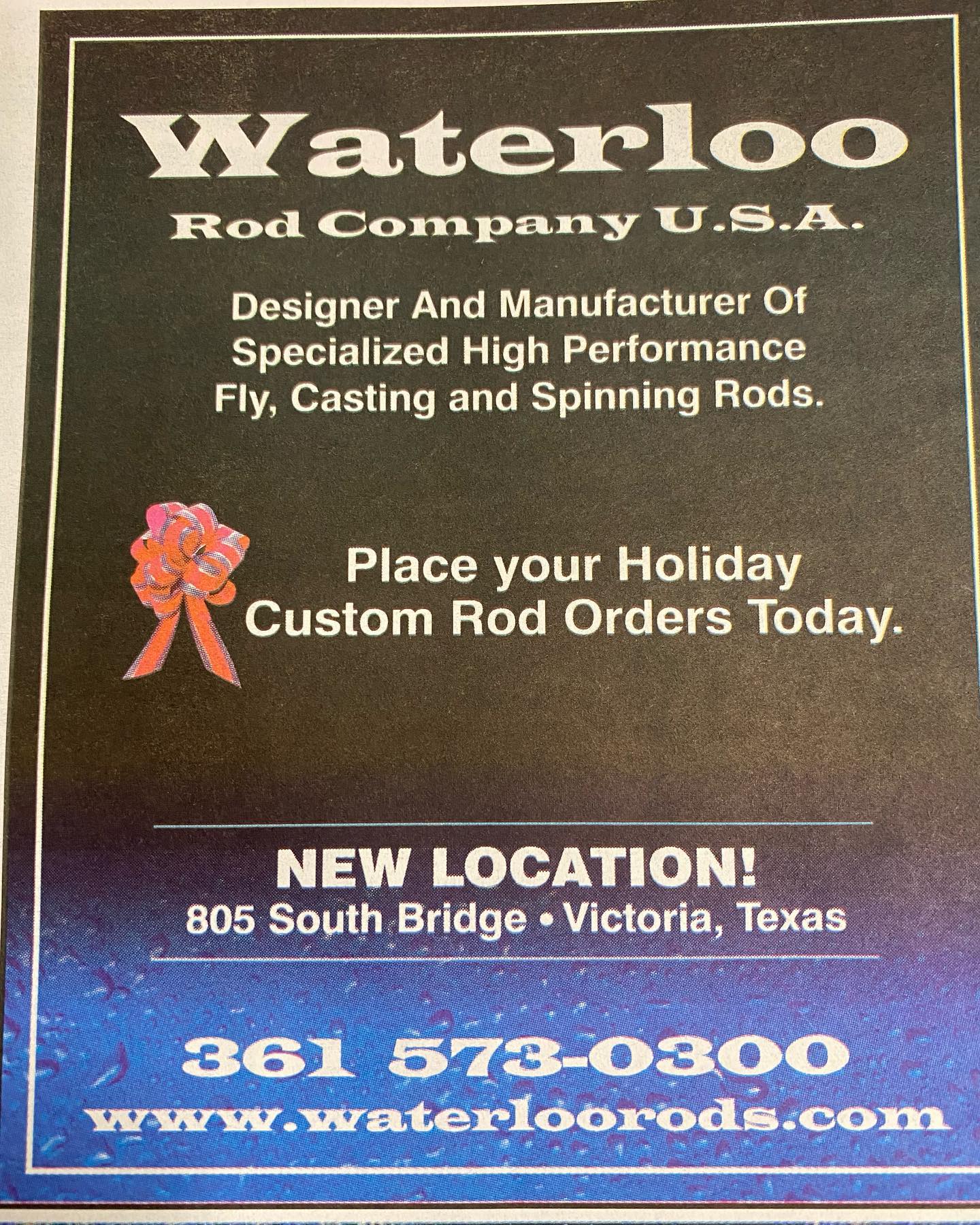 Waterloo Rods - Here is our very first magazine ad we made...