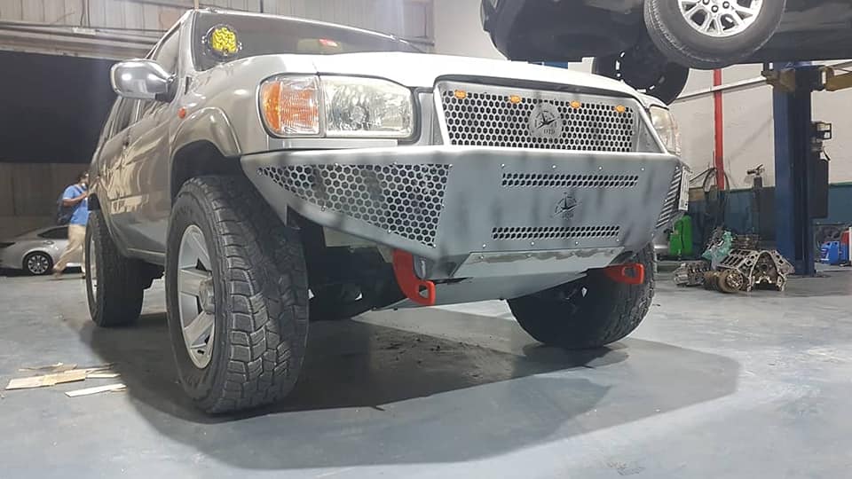 4X4 for everybody in the UAE | Nissan Pathfinder R50 offroad Bumpers ...