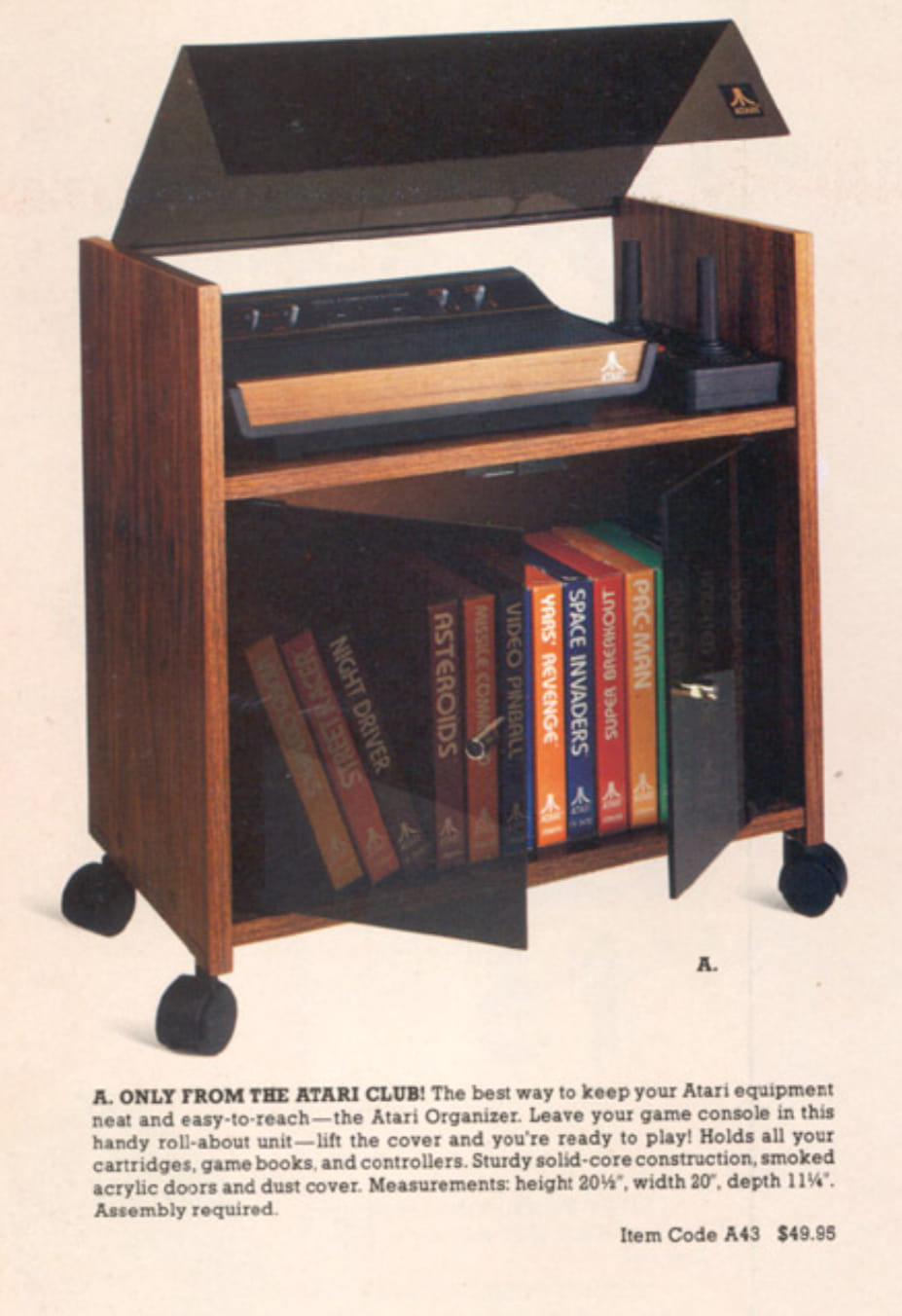 Flyer Publicitaire Vintage Hard Drivin' Arcade Machine (1988) – Atari, Occasion