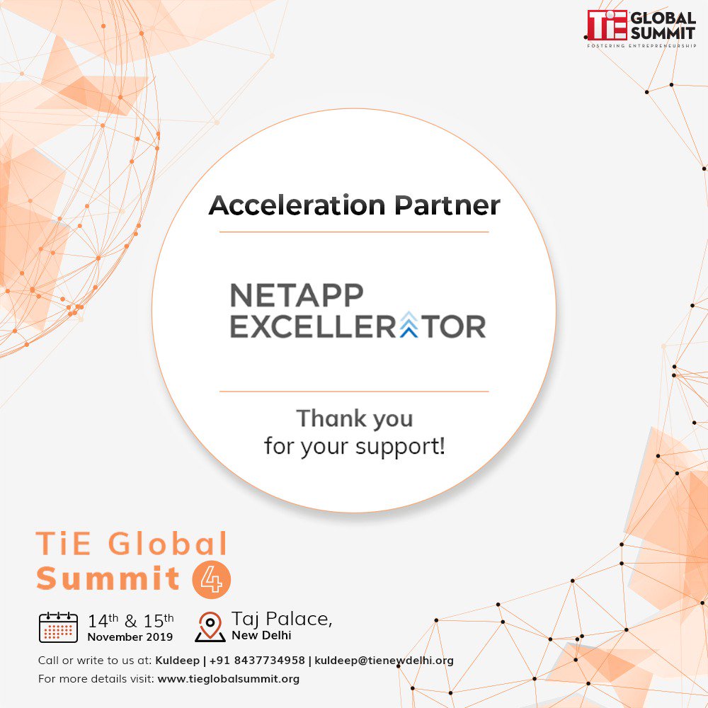 NetApp India - #NetAppExcellerator is proud to have...