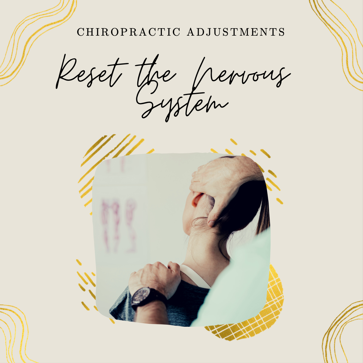 Skye - Chiropractic adjustments reset the nervous system. By resetting ...