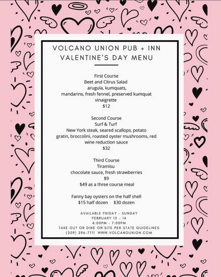 Have Valentine’s Day plans yet? We... - Volcano Union Inn | Facebook