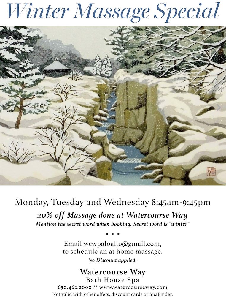 Watercourse Way Bathhouse Spa | Palo Alto CA