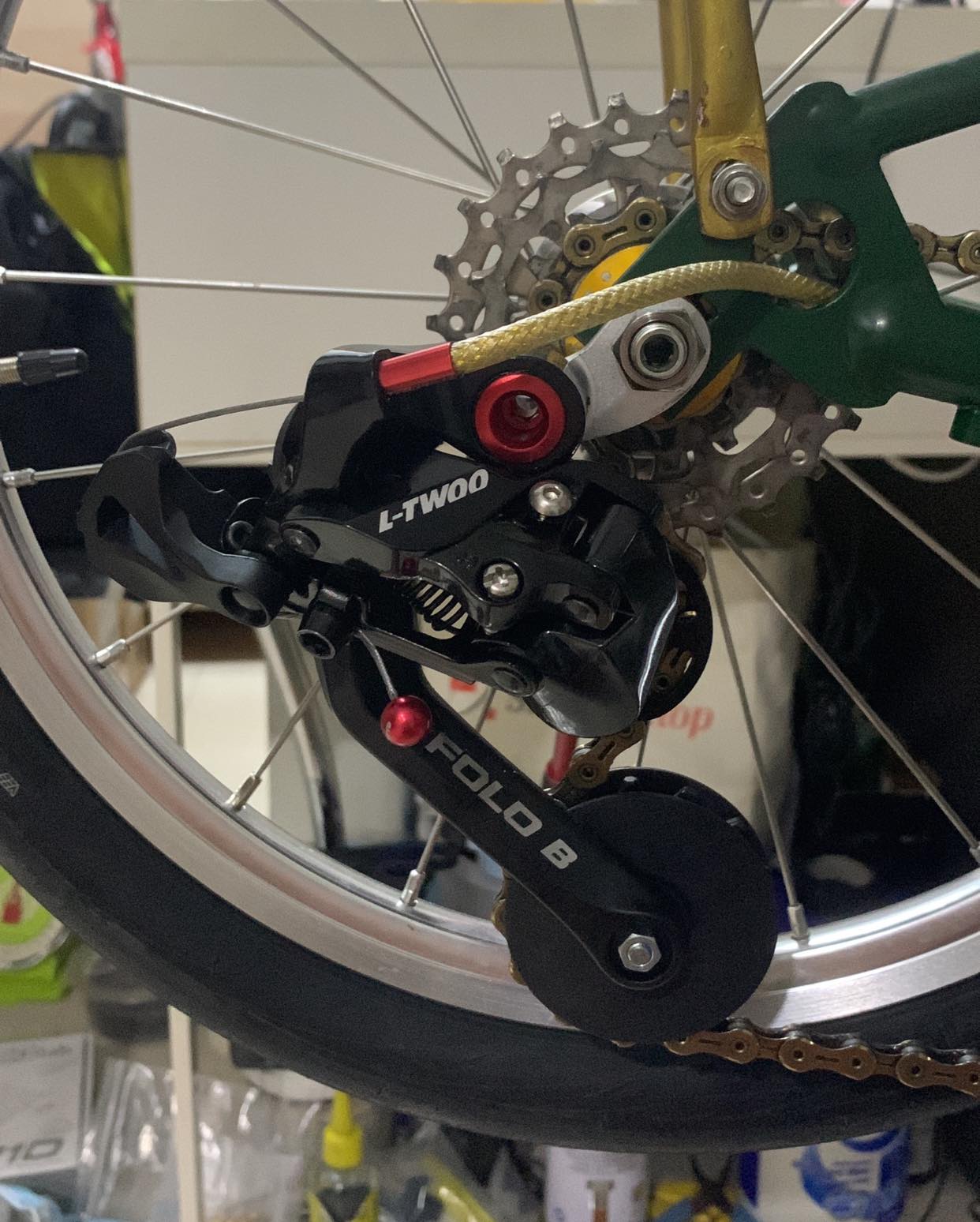 LTWOO社製Brompton用　変速機 Brompton lower pulley wheel mod with 16t upgrade