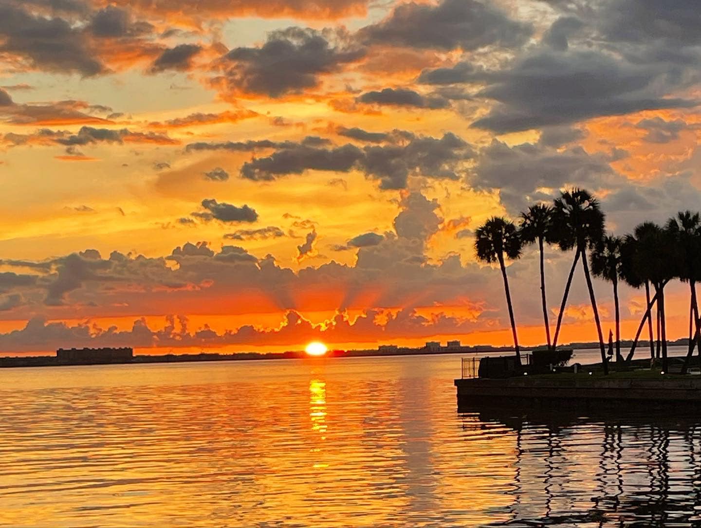 ABC7 Sarasota Picture of the Day Sunset in Lakewood Ranch and
