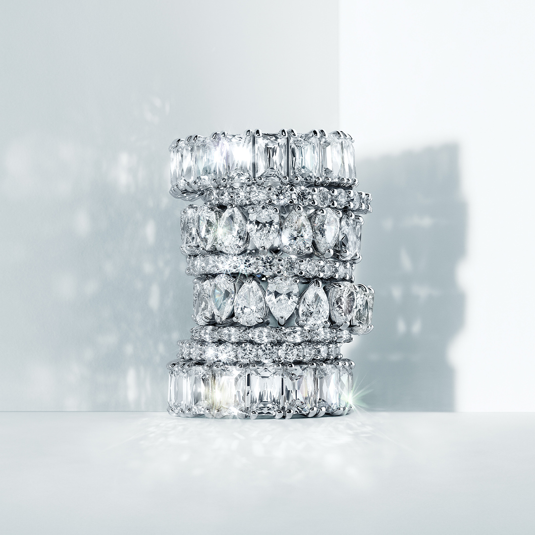 SWAROVSKI - The ice clear crystals in our #SwarovskiVittore rings