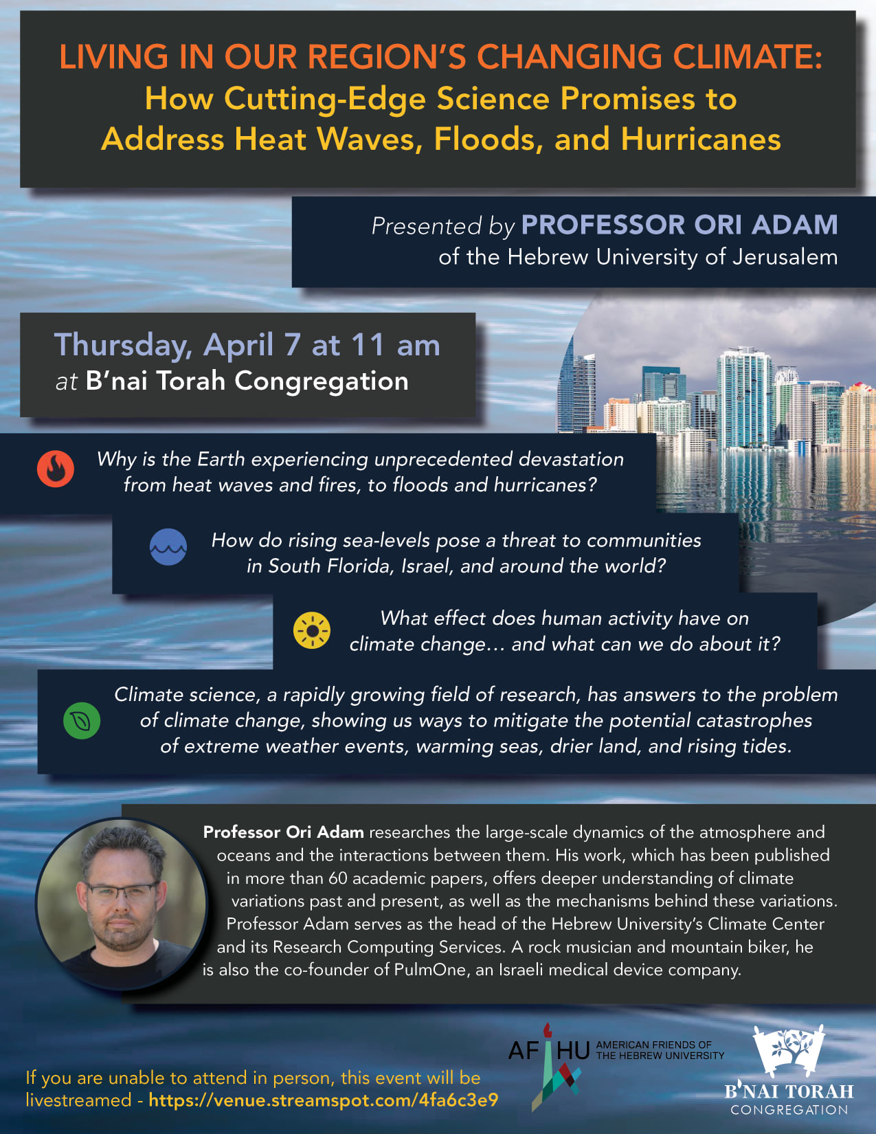 B'nai Torah Congregation - Boca Raton - Join us this Thursday at 11 am ...