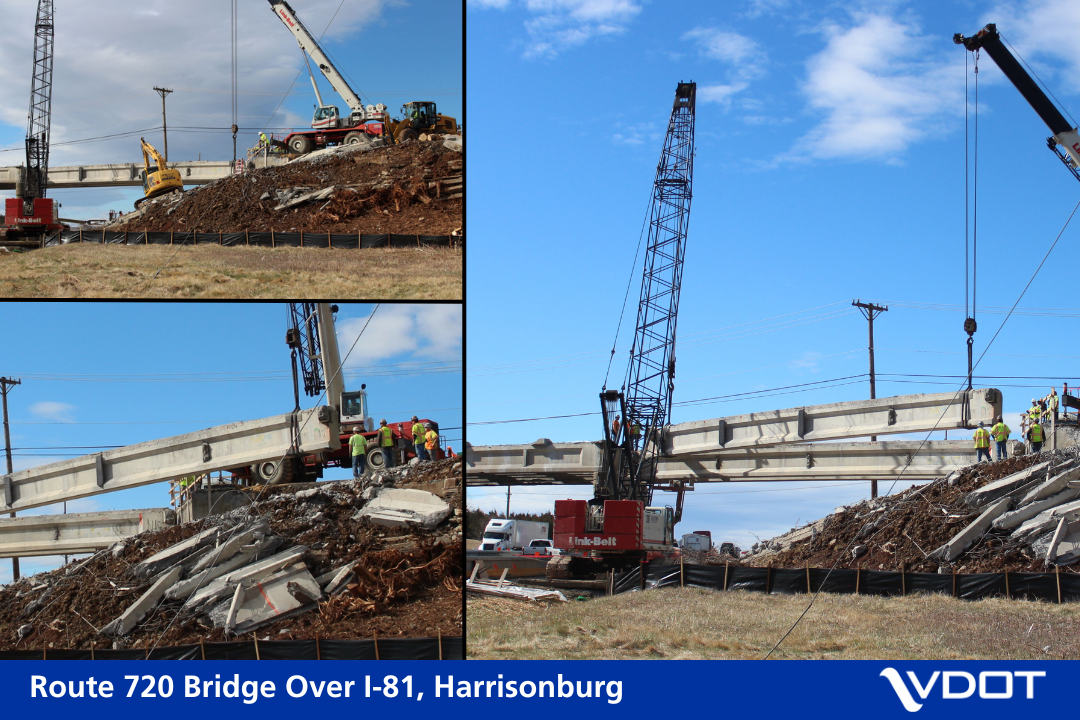Virginia Department of Transportation - These photos show final stages ...
