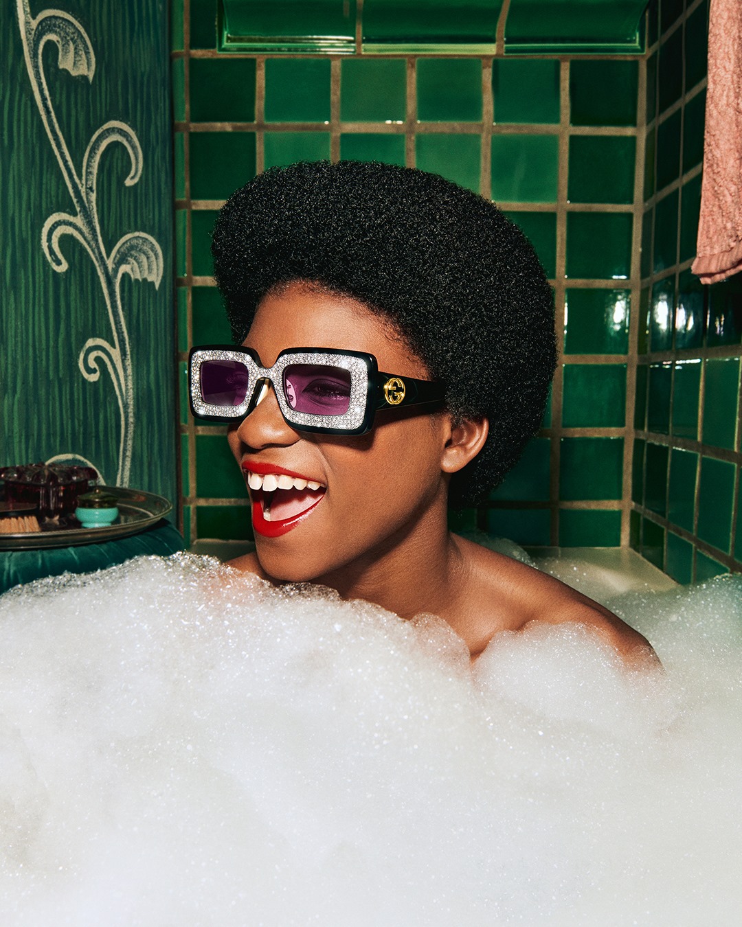 The view from the gondola, in an image from new Gucci Eyewear