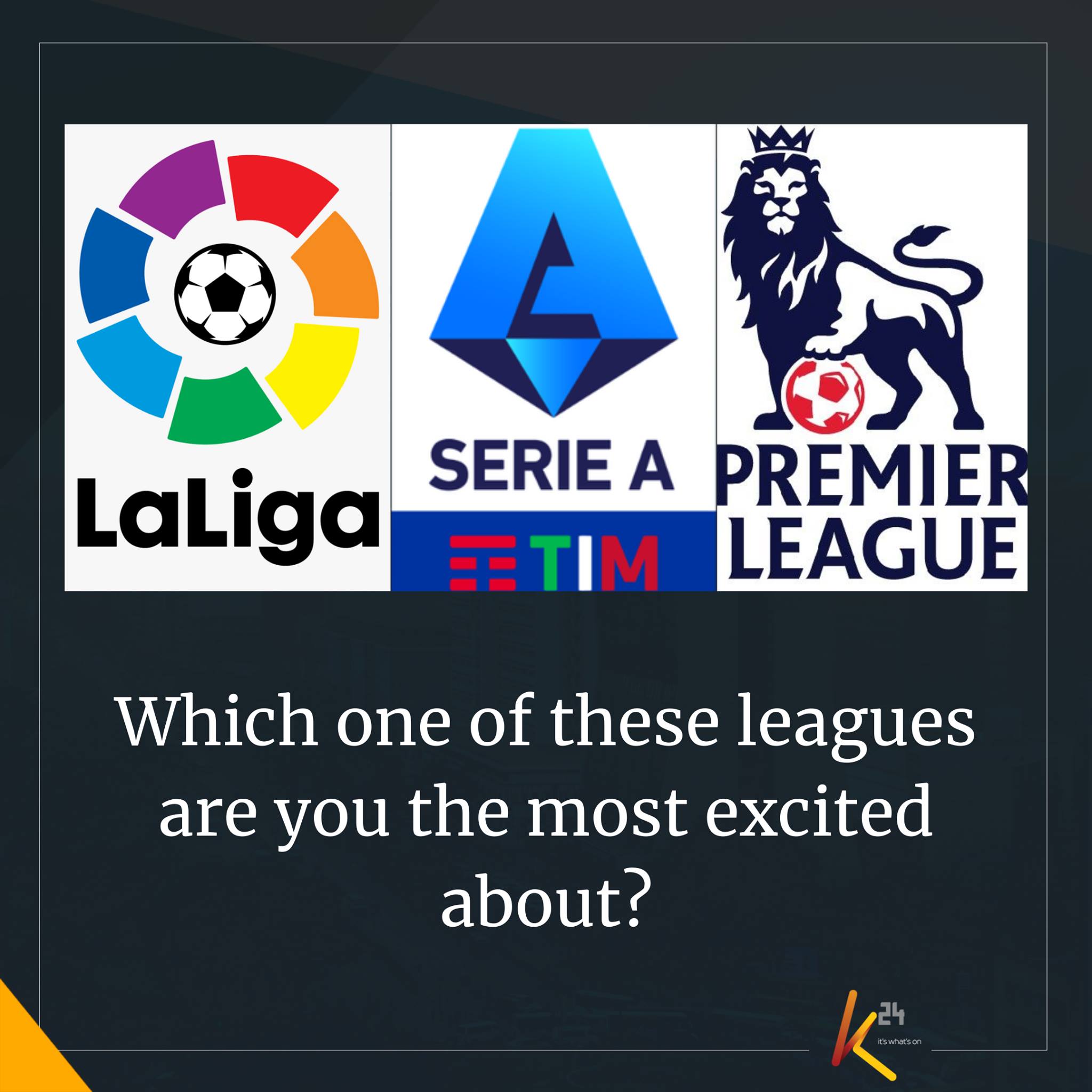 Football season is back!!!! K24Tv will be showing #EPL, #LaLiga