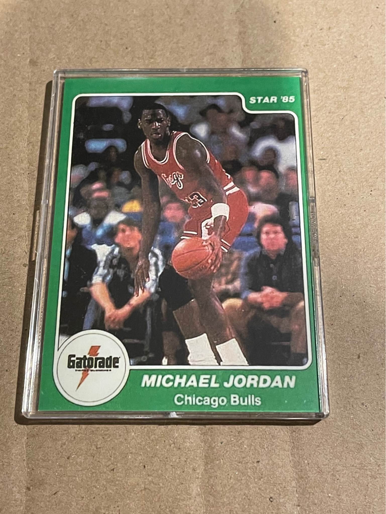 1985 Star Gatorade Michael Jordan Rookie RC Reprint Card 