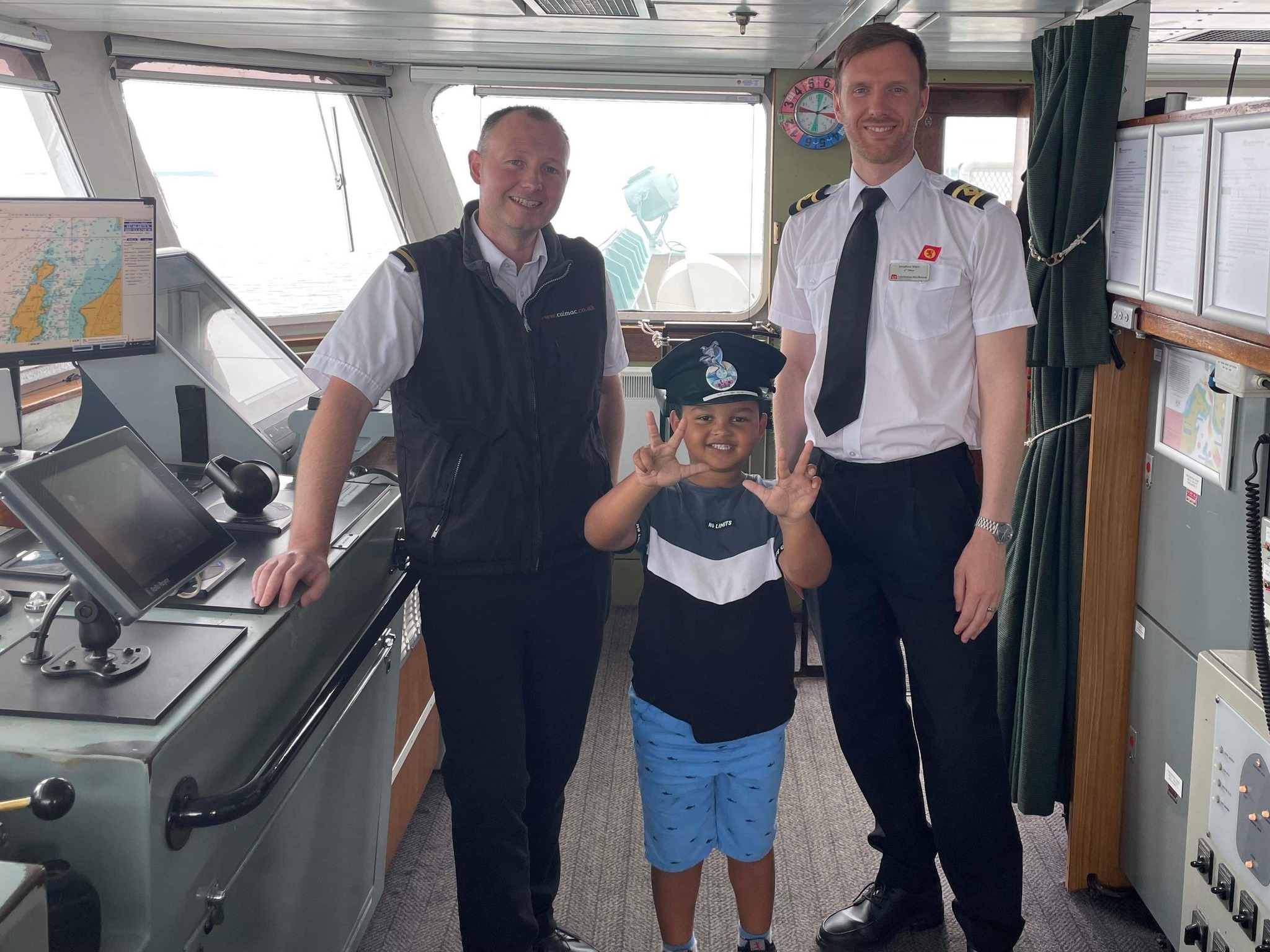 CalMac Ferries - Future sailor Cameron had his dream come...