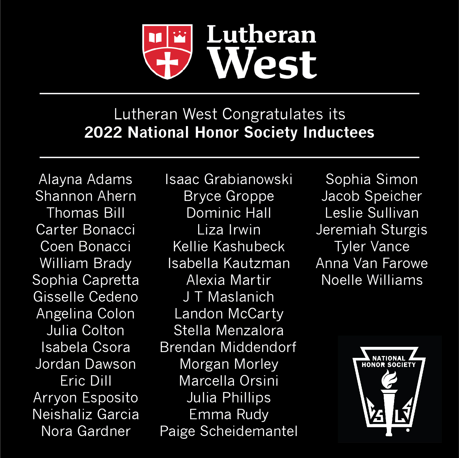 Congratulations to... - Bethany Lutheran School - Parma, Ohio | Facebook