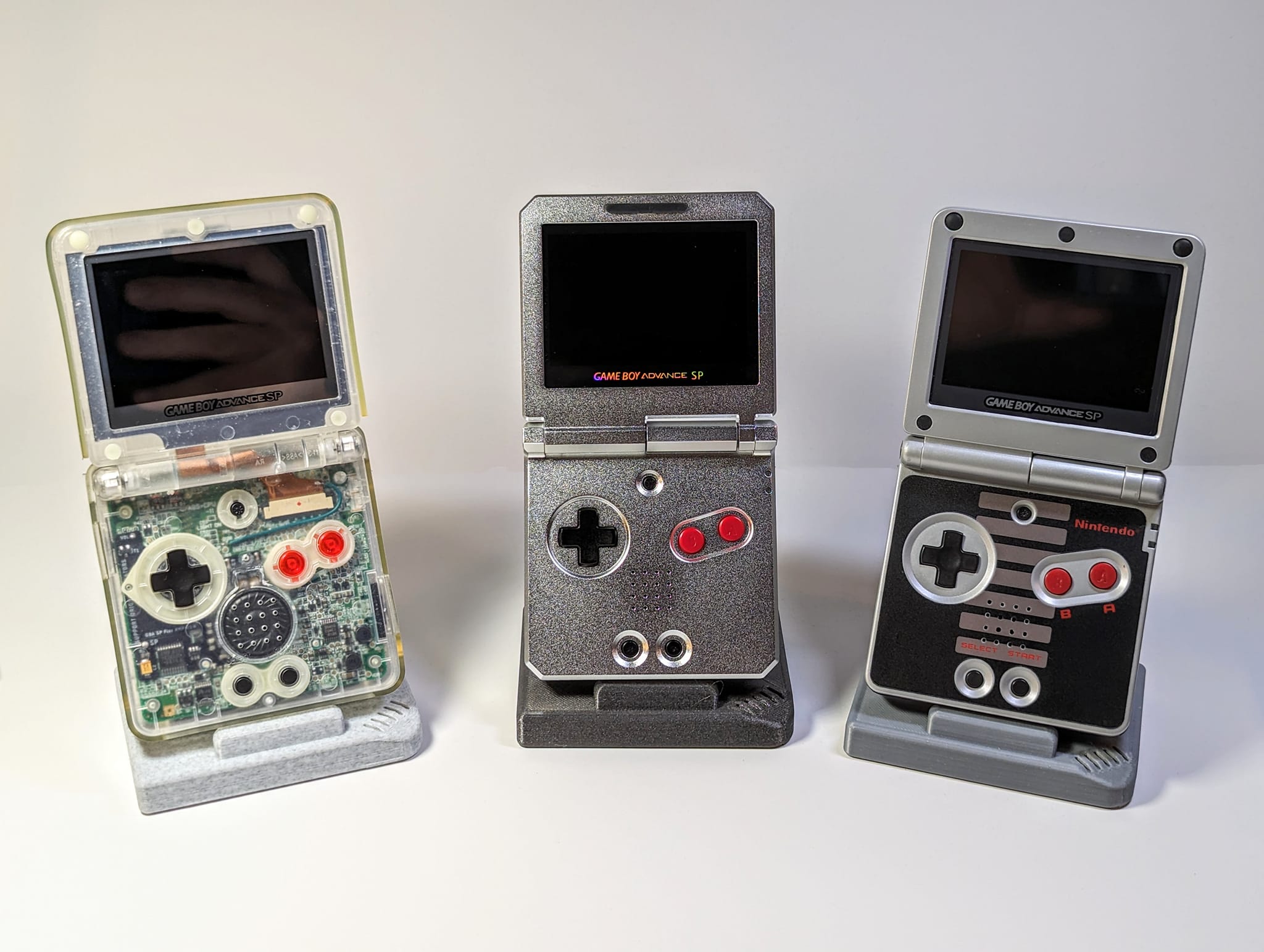 GBA SP Model AGS.101 -GBA SP IPS V.2 -Power Cleaner Flex PCB 