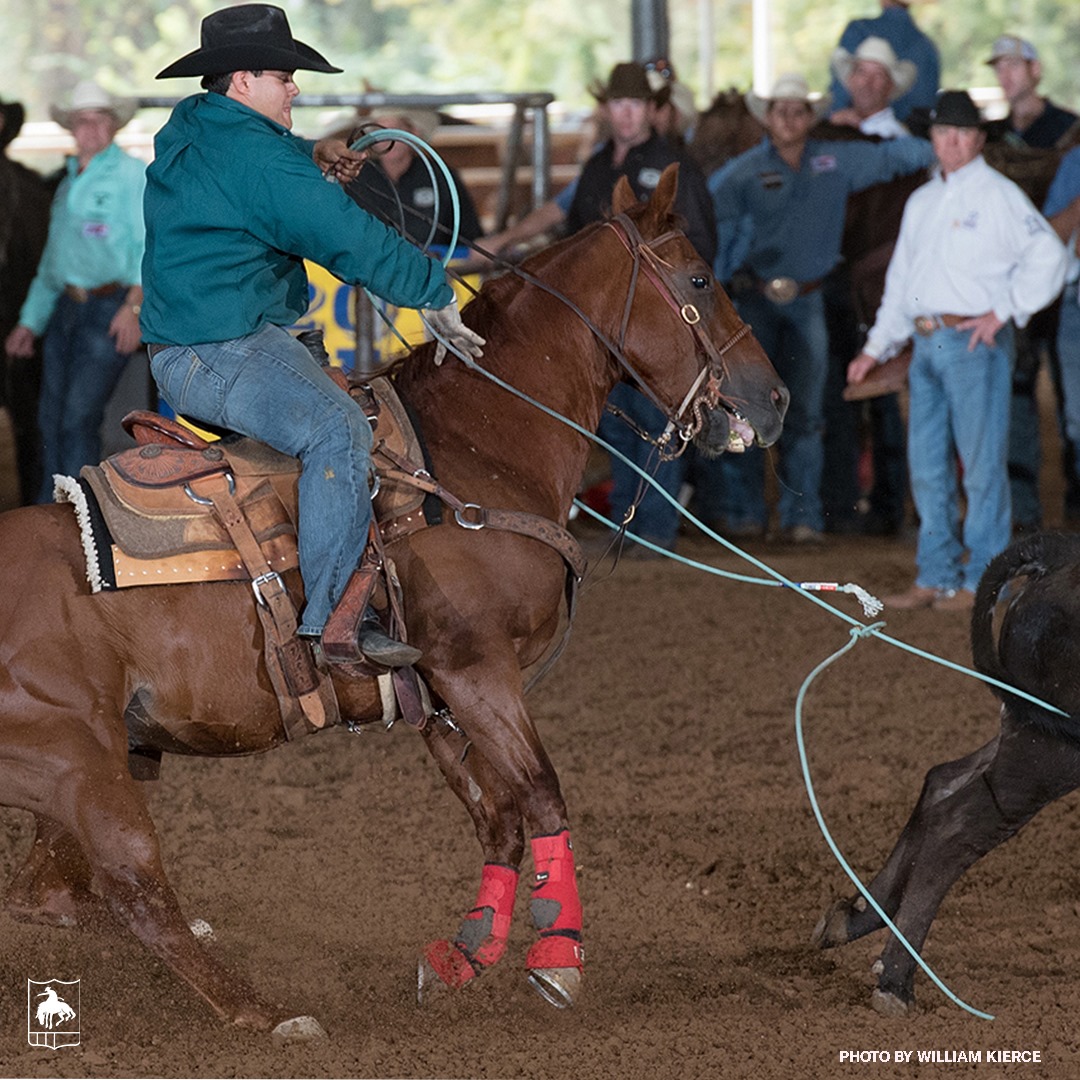 PRCA ProRodeo - Team roping heeler Reno Gonzales launched... | Facebook
