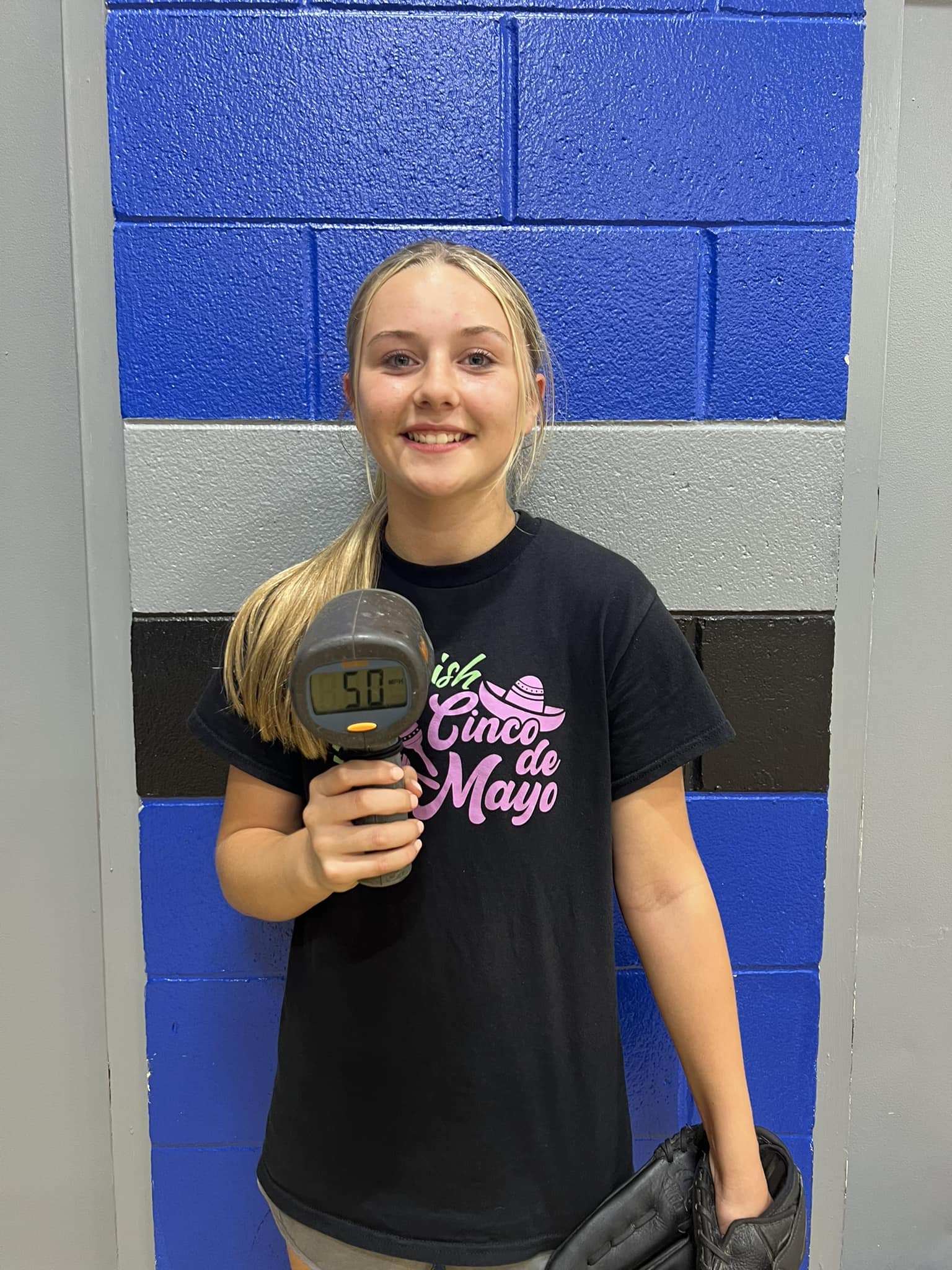 Abigail Moeckl reaches 60mph pitching speed