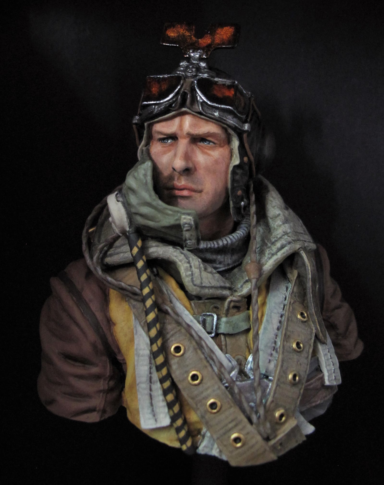1/10 resin bust model kit British Air Force pilots unpainted