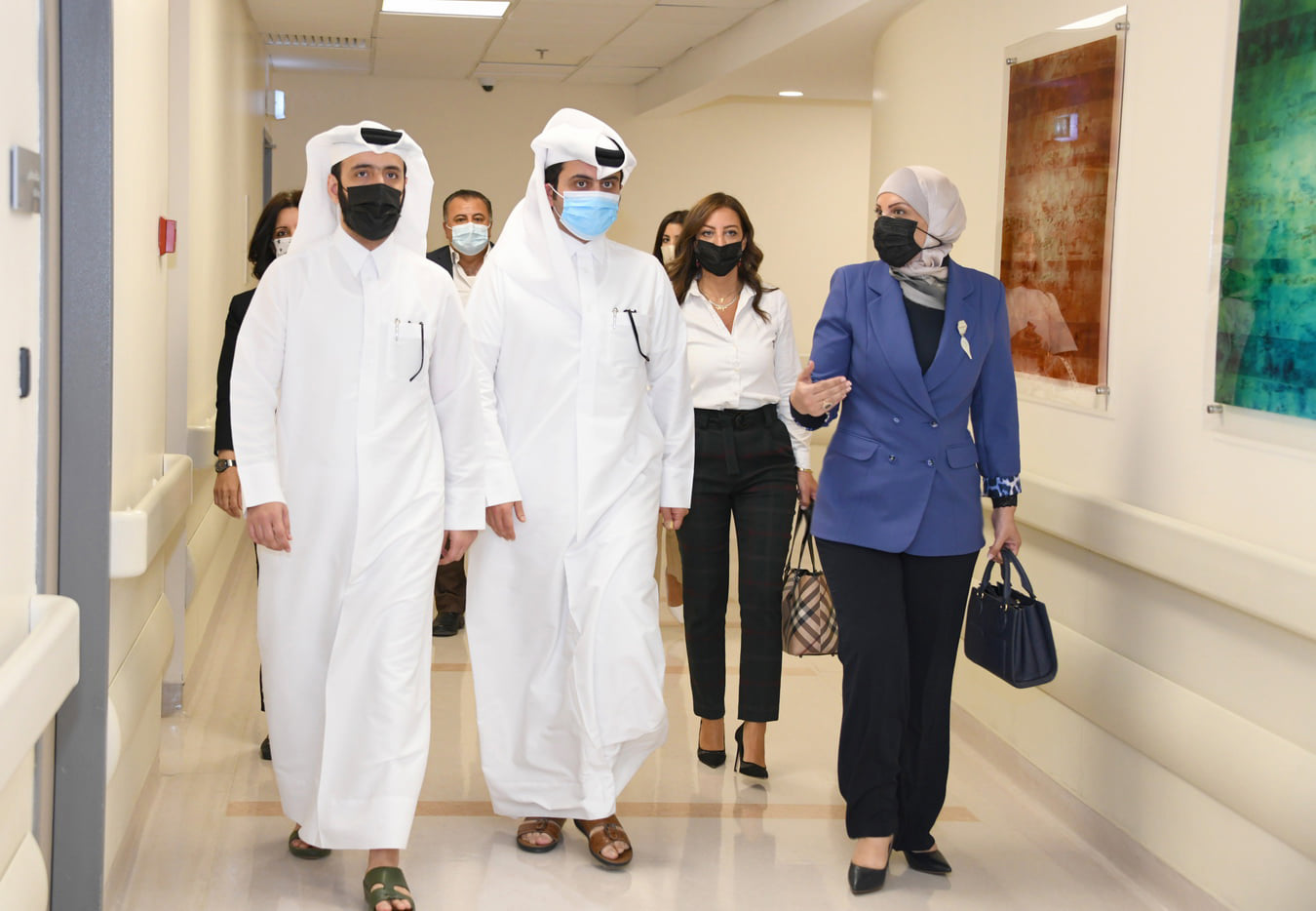 سعدنا باستقبال وفد من شركائنا في مؤسسة قطر الخيرية الذي يضم سعادة السيد نواف عبدالله الحمادي مساعد الرئيس التنفيذي لقطاع العمليات والبرامج الدولية والسيد عبدالله بن سالم المالكي السكرتير الأول في سفارة
