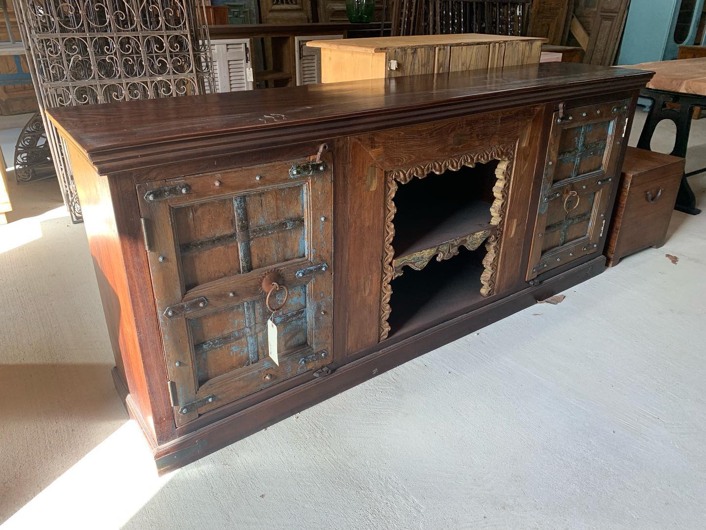 Long teak... - Charles Phillips Antiques and Architecturals