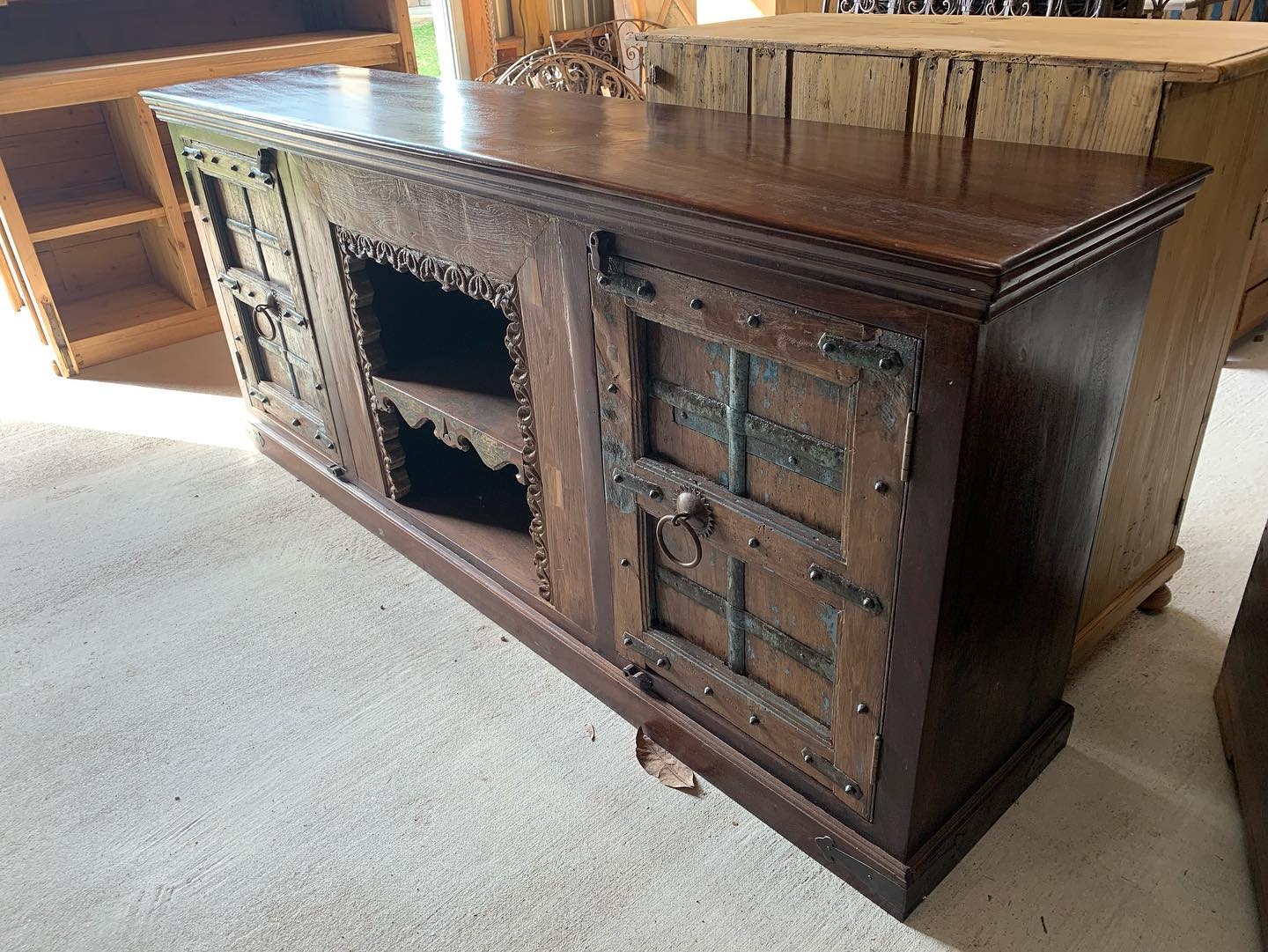 Long teak... - Charles Phillips Antiques and Architecturals
