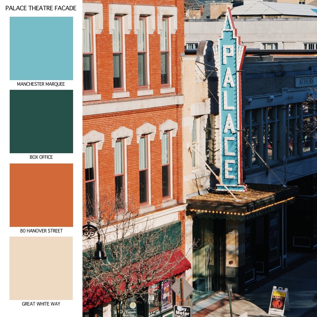 The Palace Theatres - Palace Theatre Streetside Color Palette What ...