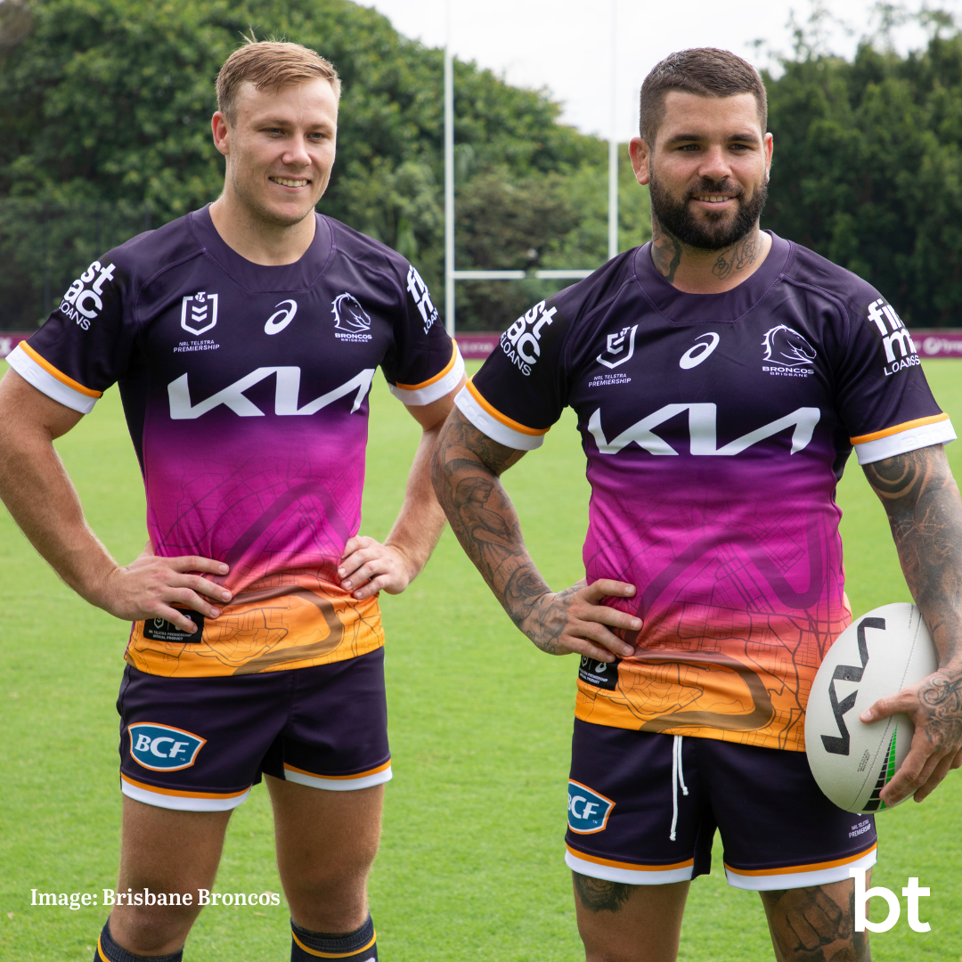 It was a fun day at work when the Brisbane Broncos travelled with