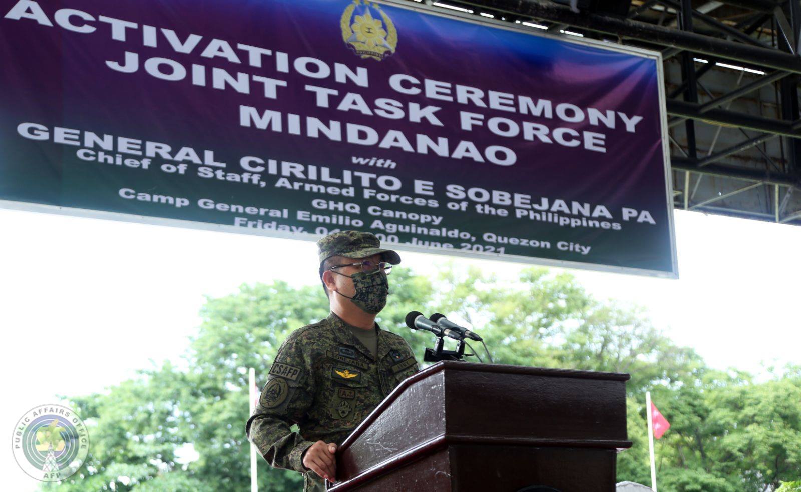 AFP activates Joint Task... - Armed Forces of the Philippines