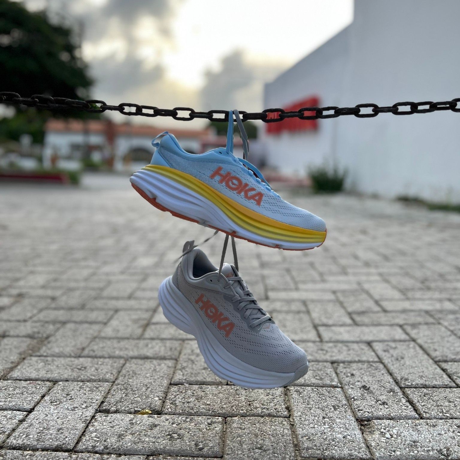 New Hoka running shoe colors at Tri-Bike Aruba