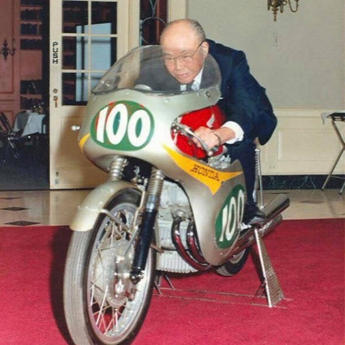 This is the man who created the Honda legend Mr. Soichiro Honda