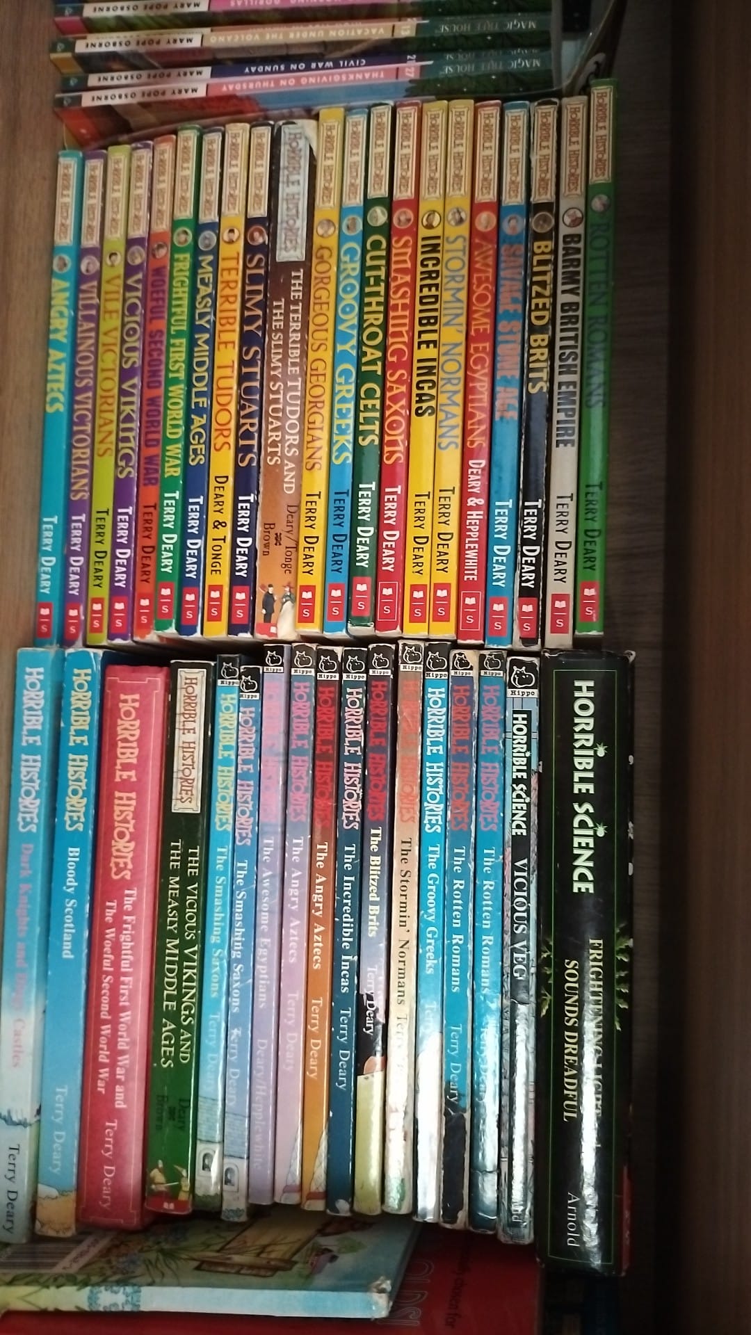 New Horrible Histories and Horrible Science books added