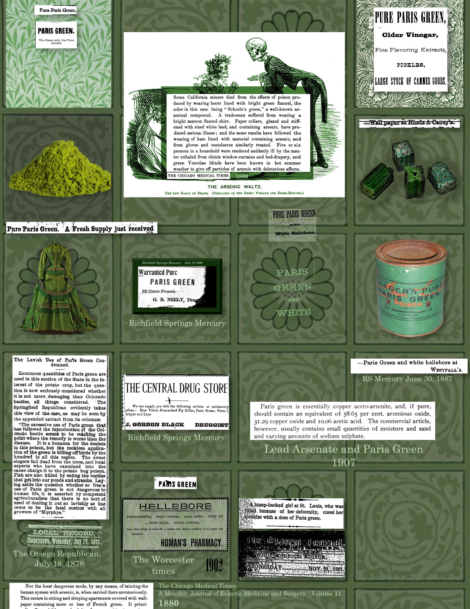 Oh la la. Paris Green, the color all the Victorians were just