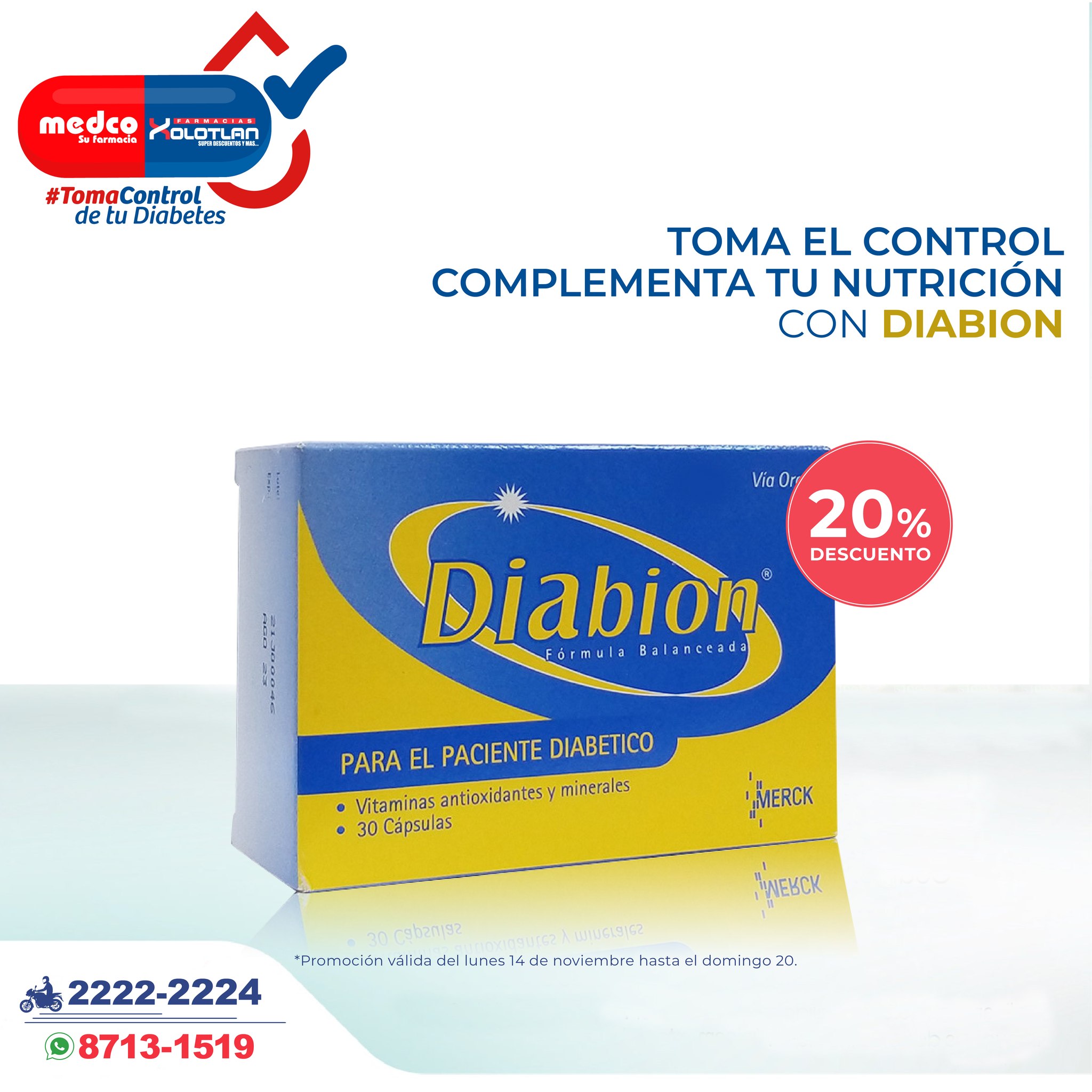 📍Toma el control complementa... - Farmacias Medco y Xolotlán | Facebook