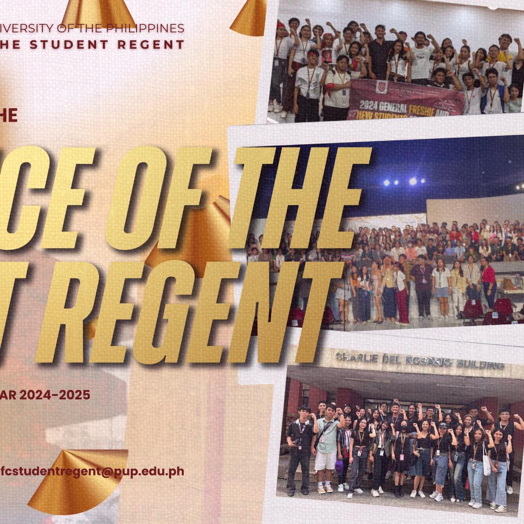 PUP Office of the... - PUP Office of the Student Regent