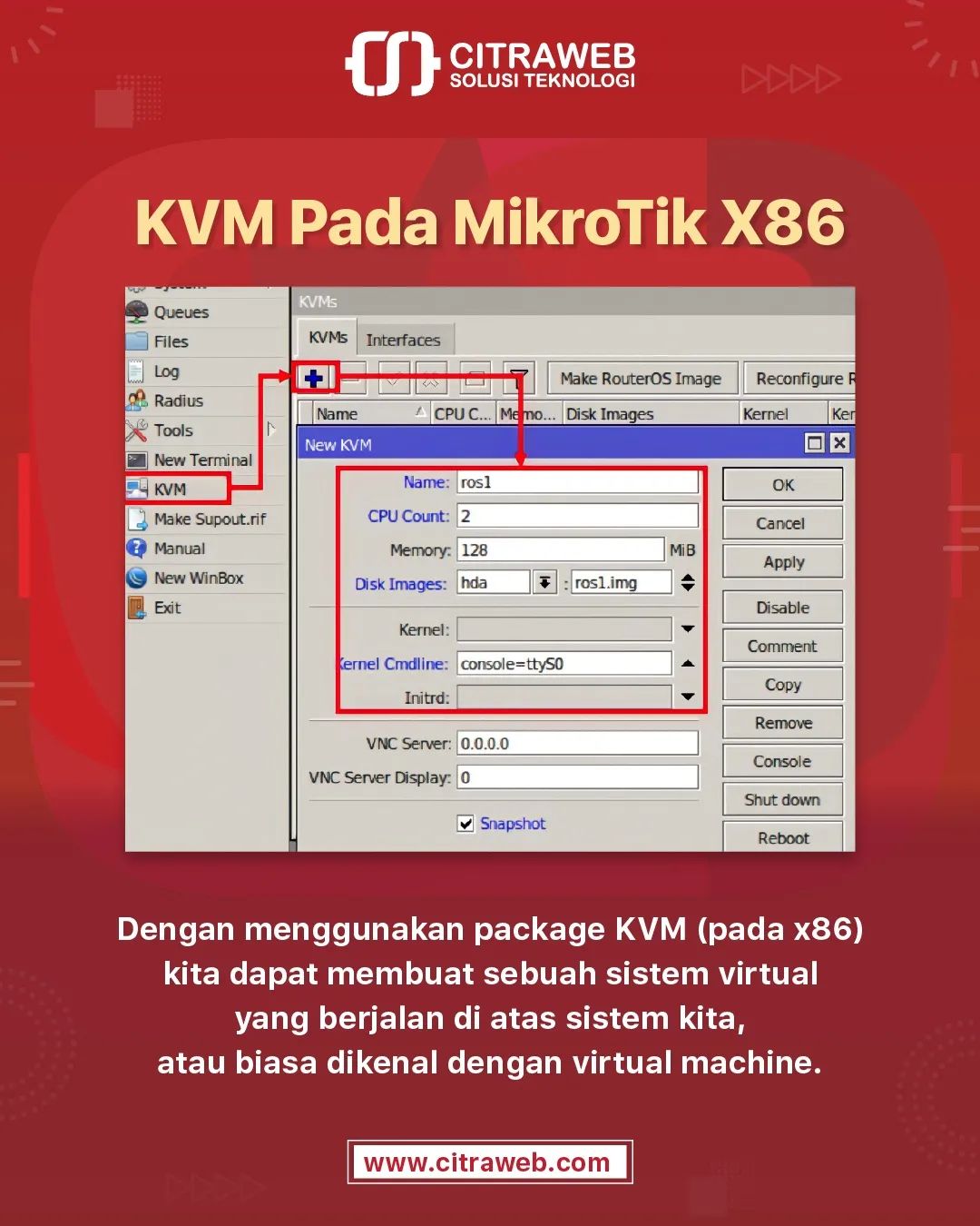 Kernel based Virtual Machine atau... - Mikrotik Indonesia | Facebook