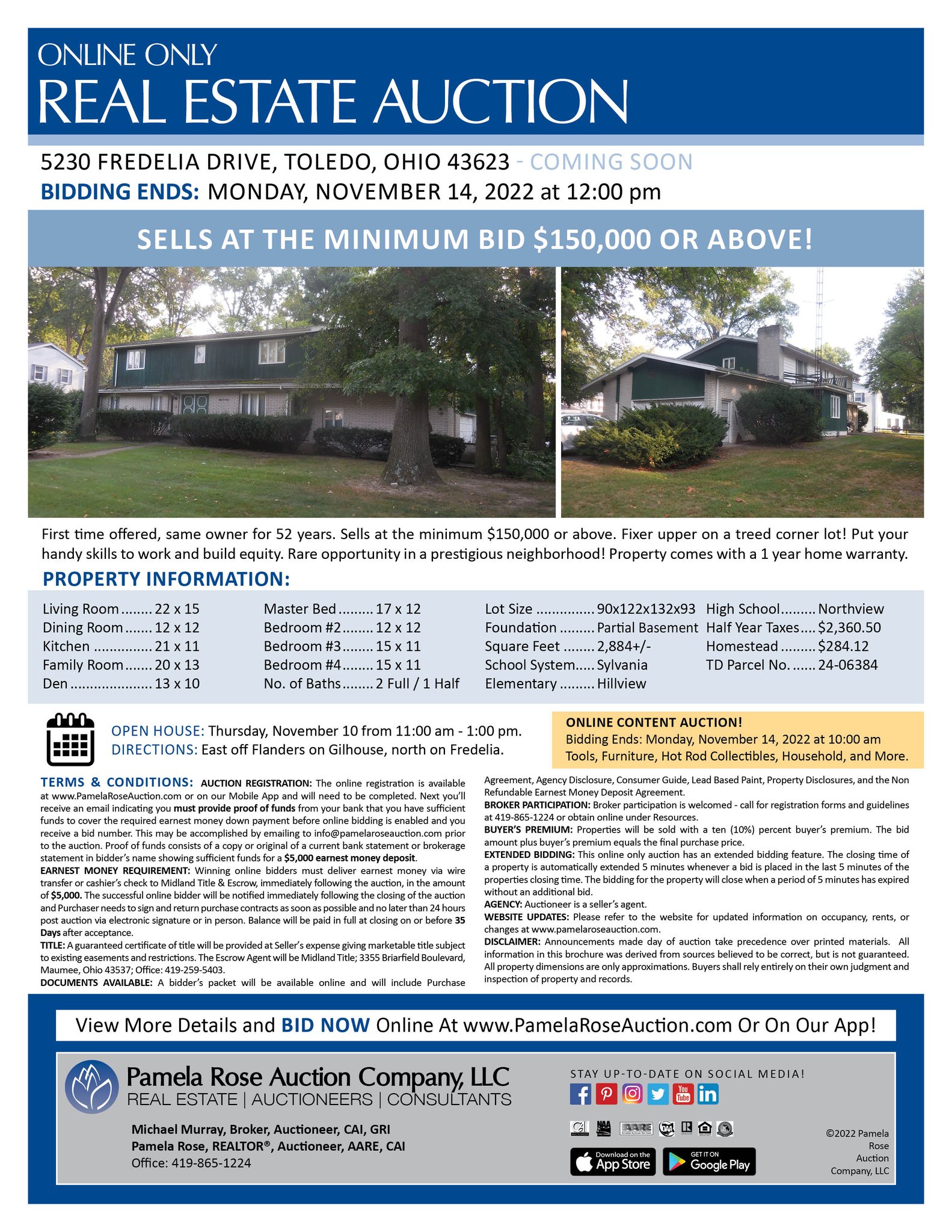 Pamela Rose Auction Company, LLC Home