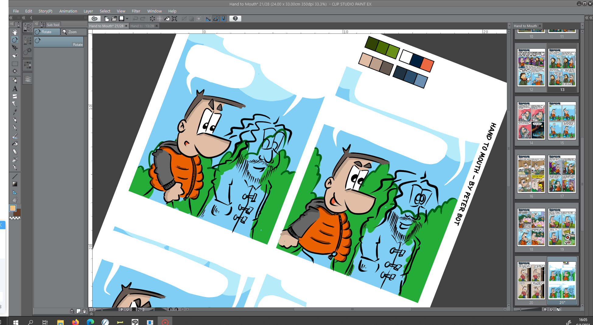 A sneak peak at tomorrow's new... - Peter Bot Cartoonist